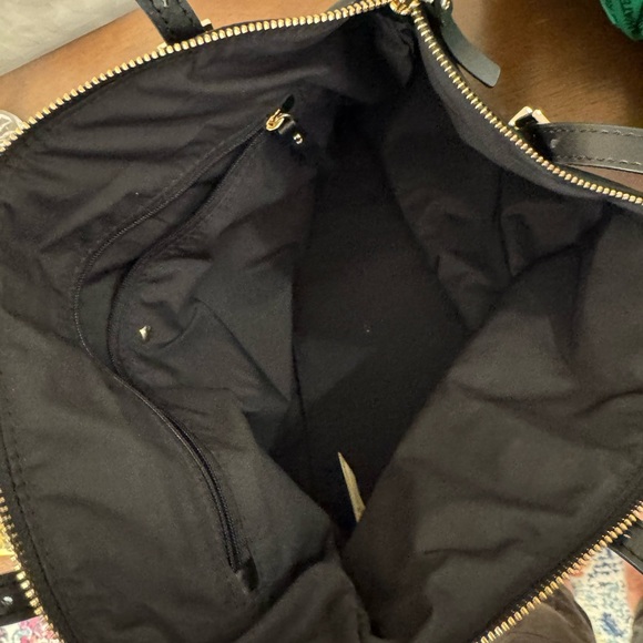 Kate Spade Watson Lane Small/Med Maya Nylon Tote  - Black/gold - Picture 8 of 9